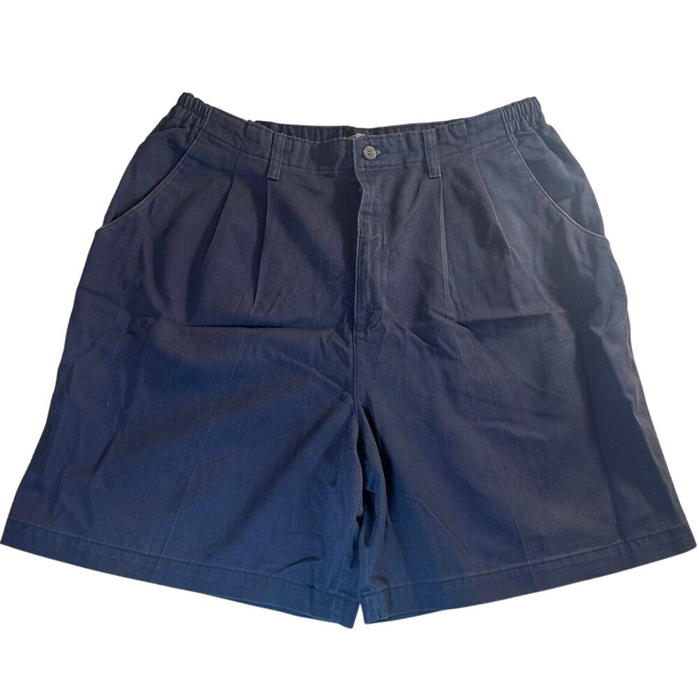 Vintage Lee’s casual shorts womens 18W elastic waist belt loops front pockets